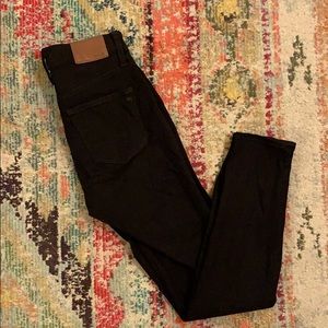 Madewell Black skinny jeans